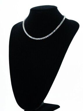 Moissanite Tennis Chain Necklace 5mm – 925 Sterling Silver VVS D Color
